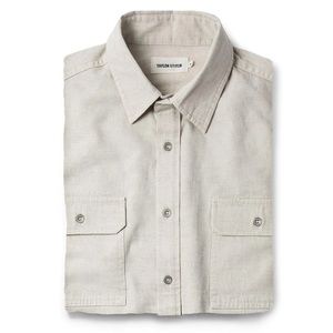Taylor Stitch - The Chore Shirt in Natural Herringbone